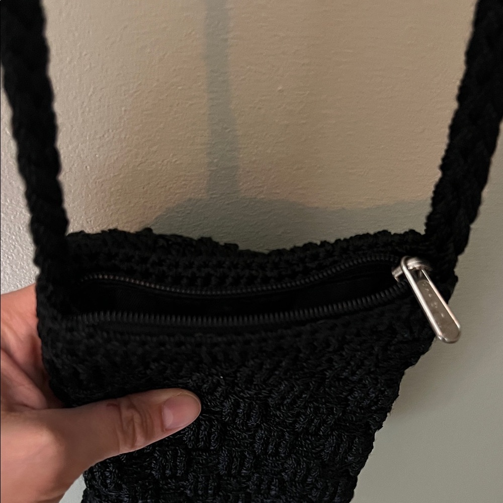 The Sak Black Crochet Mini Crossbody bag - Picture 6 of 6
